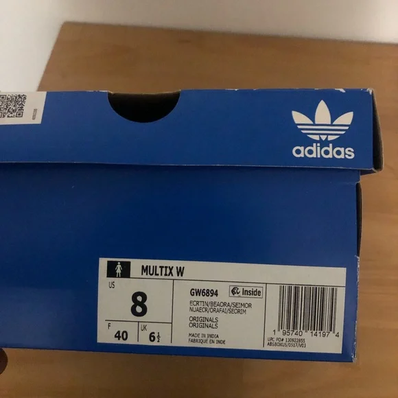 Adidas Cream and Orange Athletic Shoes - Picture 5 of 5